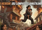 Aksi Heroik Ibu Ibu Melompat dari Lantai 3 Selamatkan Anak saat Kebakaran Rawamangun