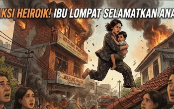Aksi Heroik Ibu Ibu Melompat dari Lantai 3 Selamatkan Anak saat Kebakaran Rawamangun